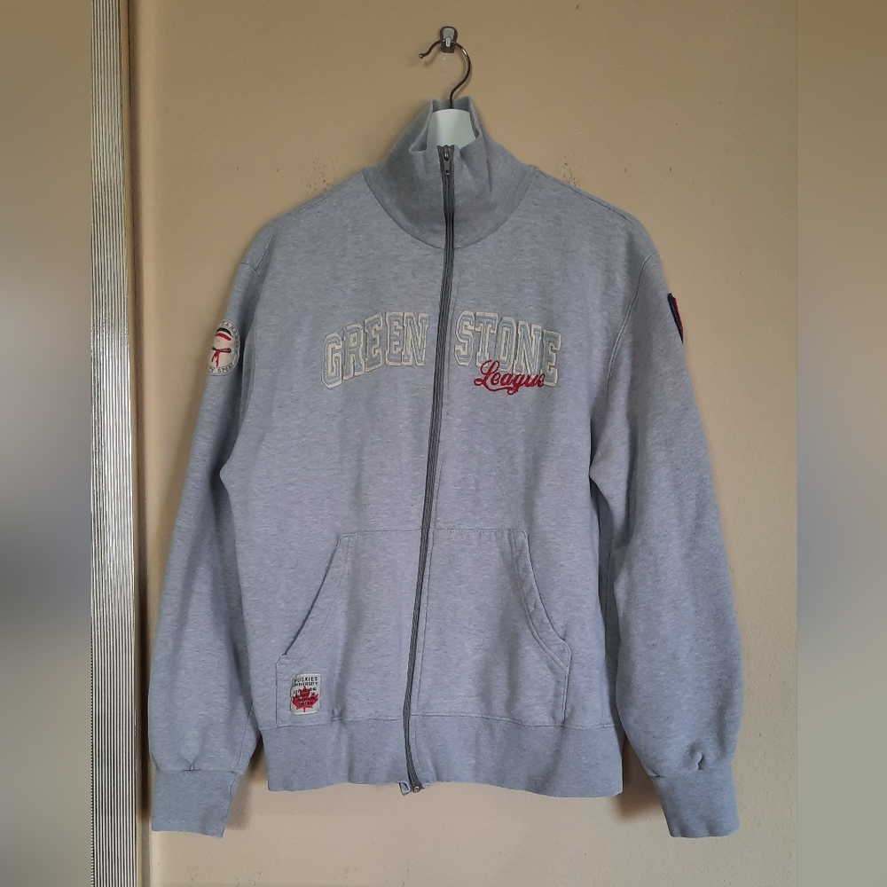 Greenstone League Canadian Huskies Zip Up Official Sweater University